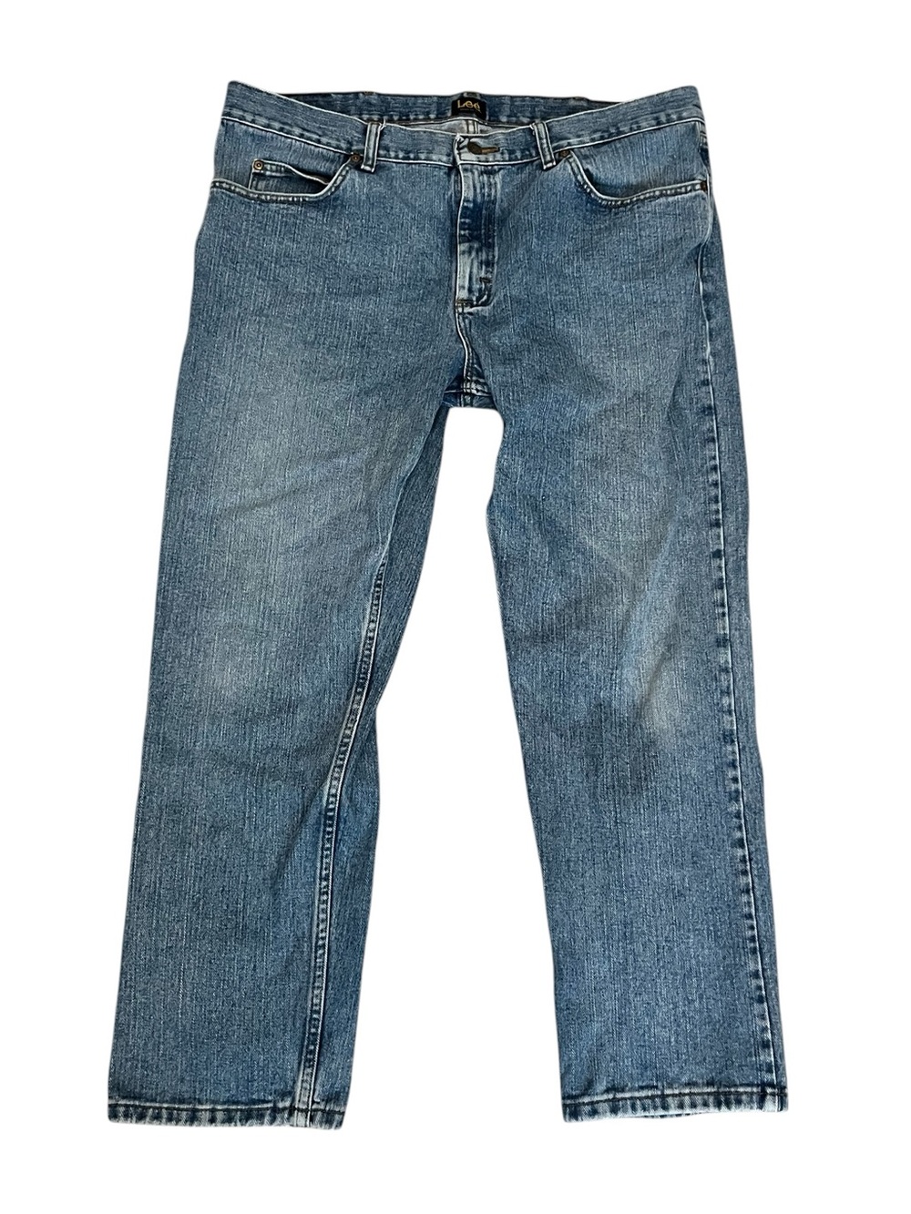 Lee Men's Relaxed Straight Blue Jeans